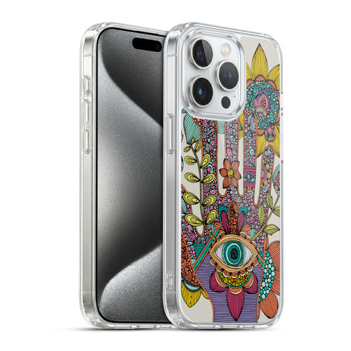 Valentina Symbols Illustration Hamsa Soft Gel Case for Apple iPhone 15 Pro & MagSafe