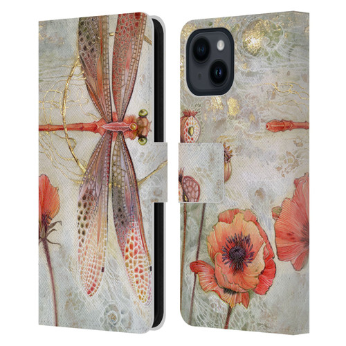 Stephanie Law Immortal Ephemera Trance Leather Book Wallet Case Cover For Apple iPhone 15