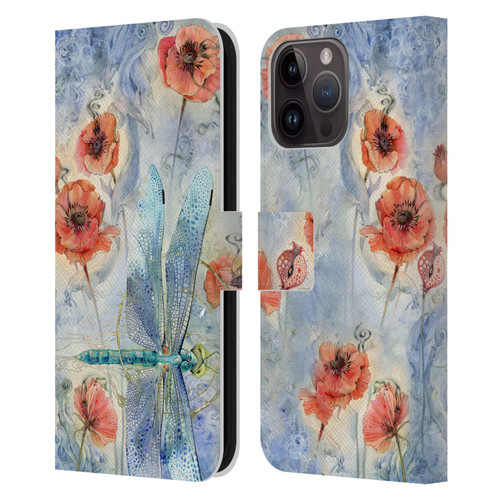 Stephanie Law Immortal Ephemera When Flowers Dream Leather Book Wallet Case Cover For Apple iPhone 15 Pro Max