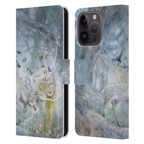 Stephanie Law Stag Sonata Cycle Resonance Leather Book Wallet Case Cover For Apple iPhone 15 Pro