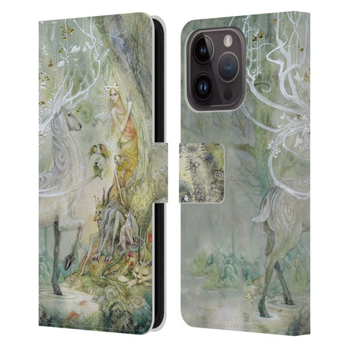 Stephanie Law Stag Sonata Cycle Scherzando Leather Book Wallet Case Cover For Apple iPhone 15 Pro
