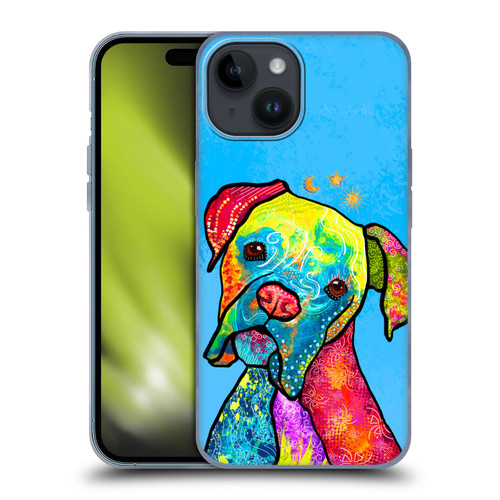 Duirwaigh Animals Boxer Dog Soft Gel Case for Apple iPhone 15