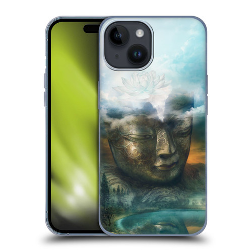 Duirwaigh God Buddha Soft Gel Case for Apple iPhone 15