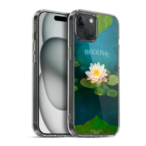 Duirwaigh God Receive Lotus Soft Gel Case for Apple iPhone 15 Plus & MagSafe