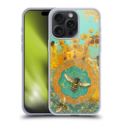 Duirwaigh Insects Bee Soft Gel Case for Apple iPhone 15 Pro Max