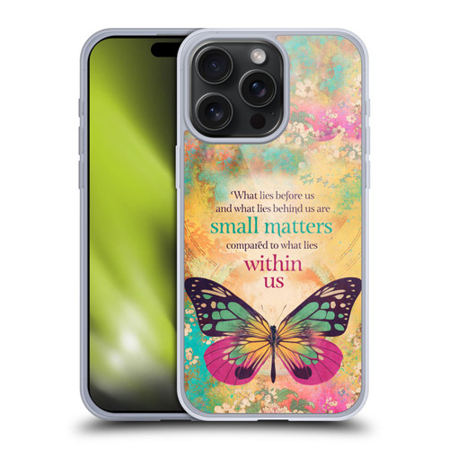 Duirwaigh Insects Butterfly 2 Soft Gel Case for Apple iPhone 15 Pro Max