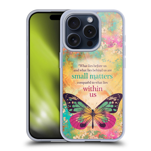 Duirwaigh Insects Butterfly 2 Soft Gel Case for Apple iPhone 15 Pro & MagSafe