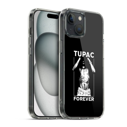 Tupac Shakur Key Art Forever Soft Gel Case for Apple iPhone 15