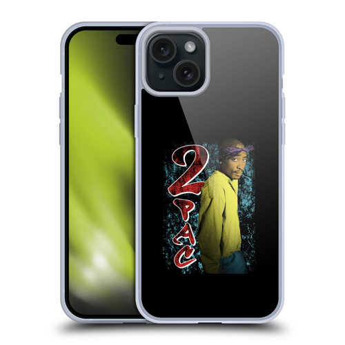 Tupac Shakur Key Art Vintage Soft Gel Case for Apple iPhone 15 Plus