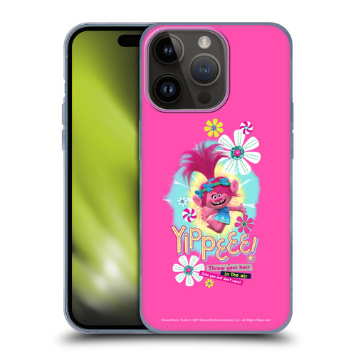 Trolls Graphics Princess Poppy Soft Gel Case for Apple iPhone 15 Pro