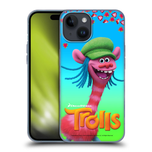 Trolls Snack Pack Cooper Soft Gel Case for Apple iPhone 15