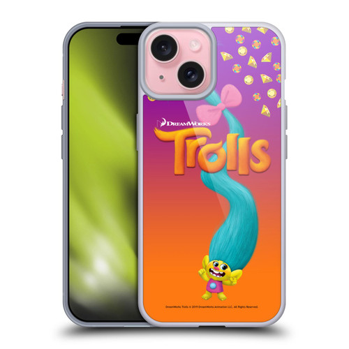 Trolls Snack Pack Smidge Soft Gel Case for Apple iPhone 15