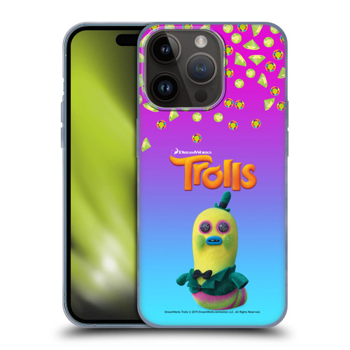 Trolls Snack Pack Mr. Dinkles Soft Gel Case for Apple iPhone 15 Pro