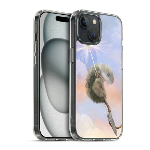 Ash Evans Animals Dandelion Mouse Soft Gel Case for Apple iPhone 15 & MagSafe
