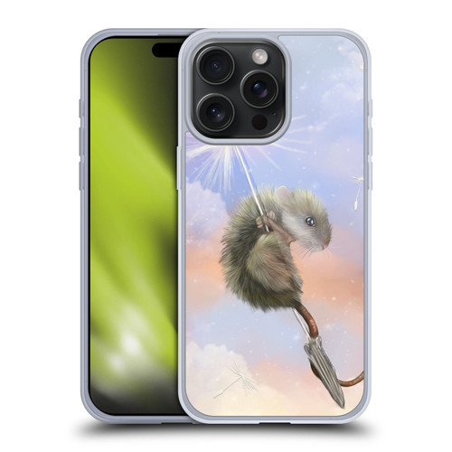 Ash Evans Animals Dandelion Mouse Soft Gel Case for Apple iPhone 15 Pro Max