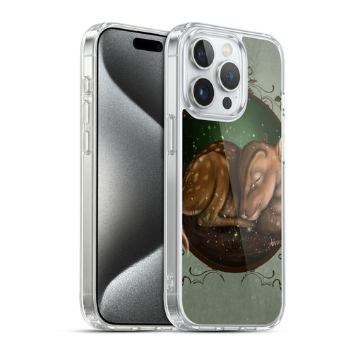 Ash Evans Animals Foundling Fawn Soft Gel Case for Apple iPhone 15 Pro & MagSafe