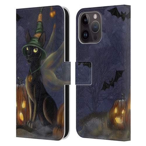 Ash Evans Black Cats The Witching Time Leather Book Wallet Case Cover For Apple iPhone 15 Pro Max
