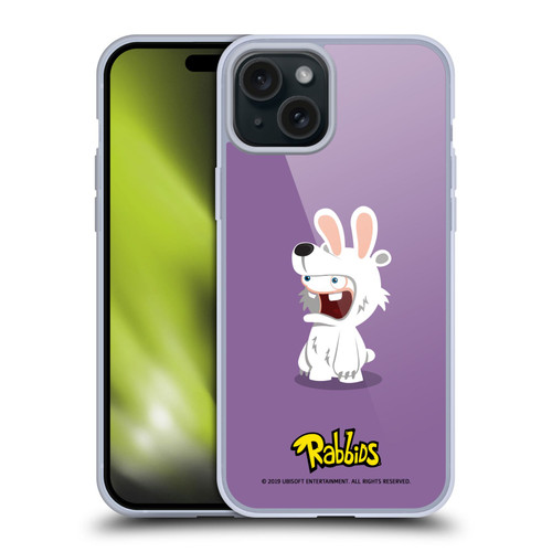 Rabbids Costumes Polar Bear Soft Gel Case for Apple iPhone 15 Plus