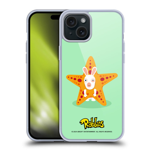 Rabbids Costumes Starfish Soft Gel Case for Apple iPhone 15 Plus