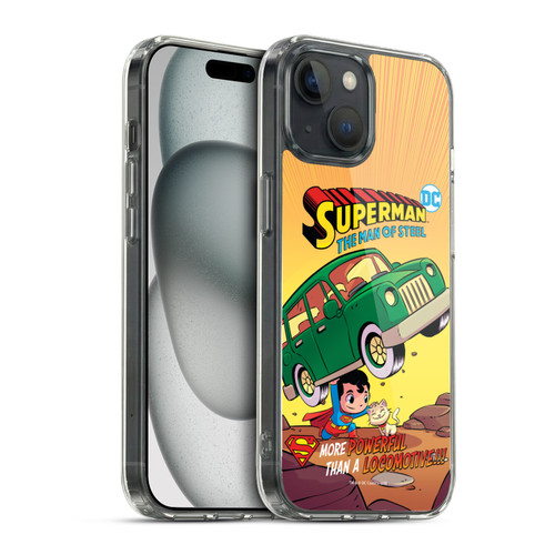 Super Friends DC Comics Toddlers Comic Covers Superman 1 Soft Gel Case for Apple iPhone 15 & MagSafe
