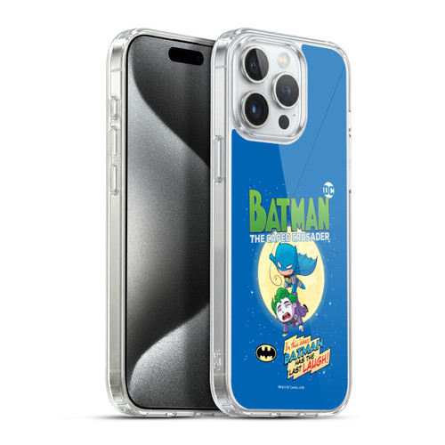 Super Friends DC Comics Toddlers Comic Covers Batman Soft Gel Case for Apple iPhone 15 Pro Max & MagSafe