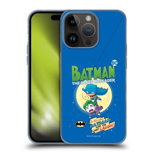 Super Friends DC Comics Toddlers Comic Covers Batman Soft Gel Case for Apple iPhone 15 Pro