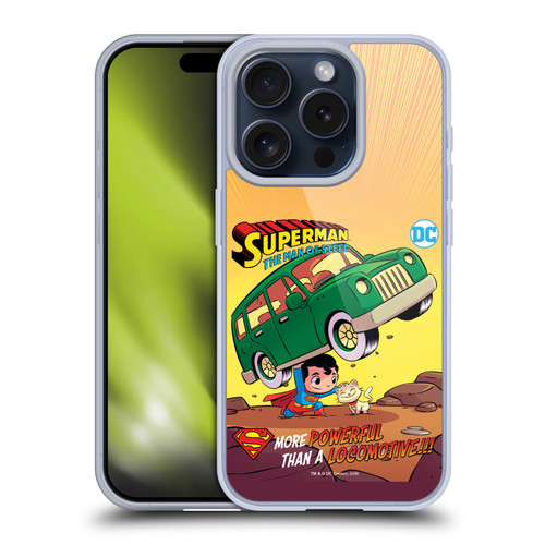 Super Friends DC Comics Toddlers Comic Covers Superman 1 Soft Gel Case for Apple iPhone 15 Pro