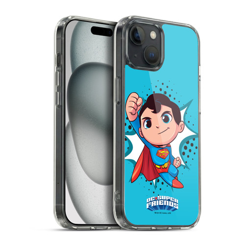 Super Friends DC Comics Toddlers 1 Superman Soft Gel Case for Apple iPhone 15 Plus & MagSafe
