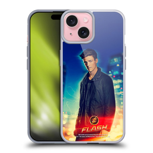 The Flash TV Series Character Art Barry Allen Soft Gel Case for Apple iPhone 15 & MagSafe