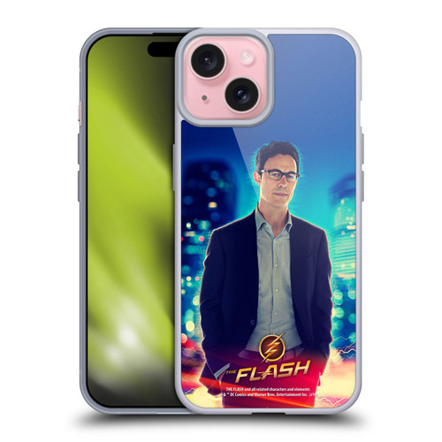 The Flash TV Series Character Art Harrison Wells Soft Gel Case for Apple iPhone 15 & MagSafe