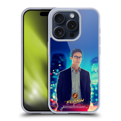 The Flash TV Series Character Art Harrison Wells Soft Gel Case for Apple iPhone 15 Pro & MagSafe