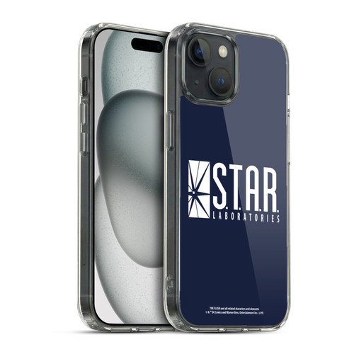 The Flash TV Series Logos Star Labs Soft Gel Case for Apple iPhone 15 & MagSafe