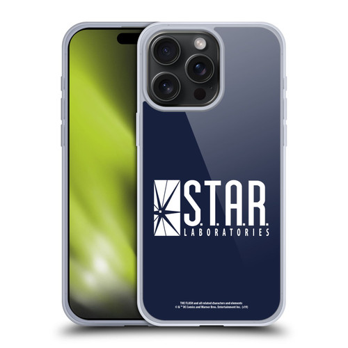 The Flash TV Series Logos Star Labs Soft Gel Case for Apple iPhone 15 Pro Max