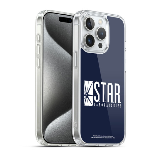 The Flash TV Series Logos Star Labs Soft Gel Case for Apple iPhone 15 Pro & MagSafe