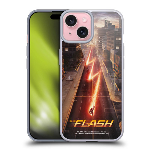 The Flash TV Series Poster Barry Soft Gel Case for Apple iPhone 15