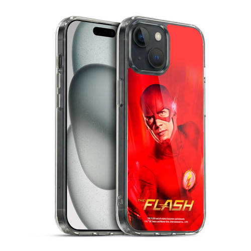 The Flash TV Series Poster Barry Red Soft Gel Case for Apple iPhone 15