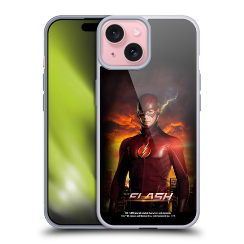 The Flash TV Series Poster Barry Stand Pose Soft Gel Case for Apple iPhone 15