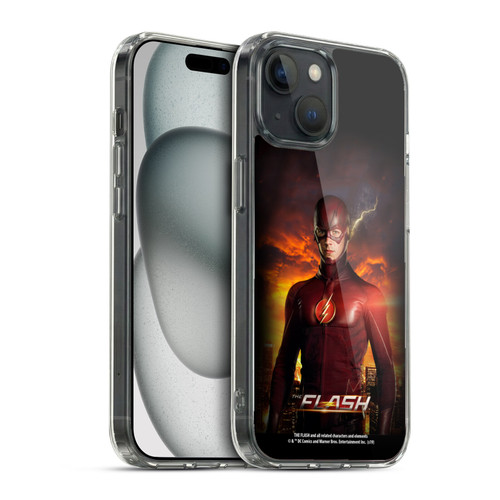 The Flash TV Series Poster Barry Stand Pose Soft Gel Case for Apple iPhone 15