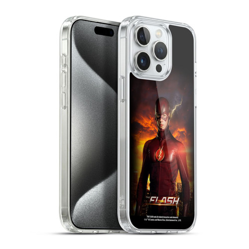 The Flash TV Series Poster Barry Stand Pose Soft Gel Case for Apple iPhone 15 Pro Max