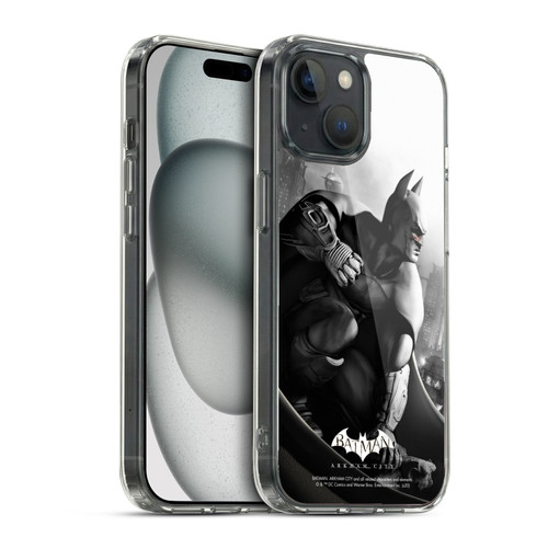 Batman Arkham City Key Art Poster Soft Gel Case for Apple iPhone 15 & MagSafe