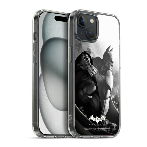 Batman Arkham City Key Art Poster Soft Gel Case for Apple iPhone 15 Plus & MagSafe