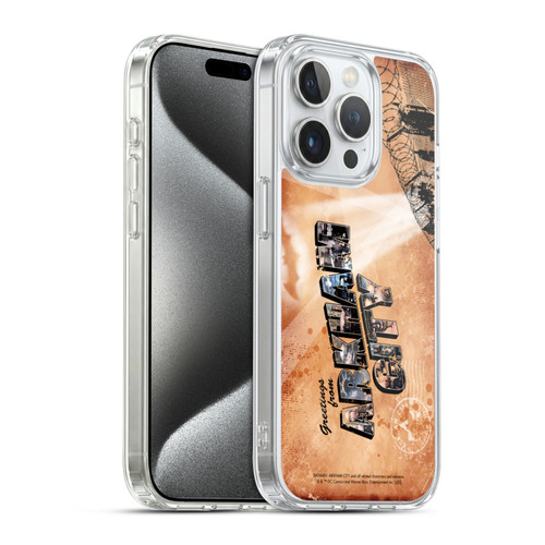 Batman Arkham City Graphics Postcard Soft Gel Case for Apple iPhone 15 Pro & MagSafe