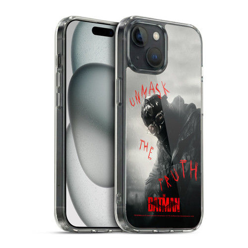 The Batman Posters Riddler Unmask The Truth Soft Gel Case for Apple iPhone 15 & MagSafe