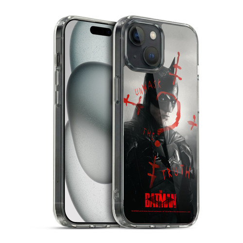 The Batman Posters Unmask The Truth Soft Gel Case for Apple iPhone 15 & MagSafe