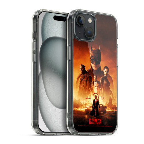 The Batman Posters Group Soft Gel Case for Apple iPhone 15 Plus & MagSafe