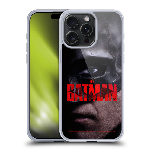 The Batman Posters Close Up Soft Gel Case for Apple iPhone 15 Pro Max