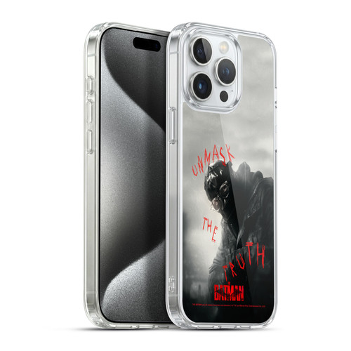 The Batman Posters Riddler Unmask The Truth Soft Gel Case for Apple iPhone 15 Pro Max & MagSafe