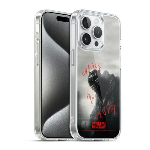 The Batman Posters Riddler Unmask The Truth Soft Gel Case for Apple iPhone 15 Pro & MagSafe