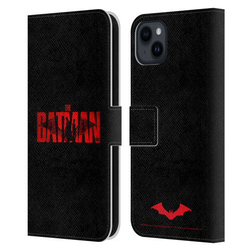 The Batman Posters Logo Leather Book Wallet Case Cover For Apple iPhone 15 Plus