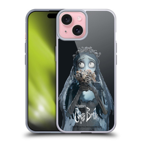 Corpse Bride Key Art Flower Soft Gel Case for Apple iPhone 15